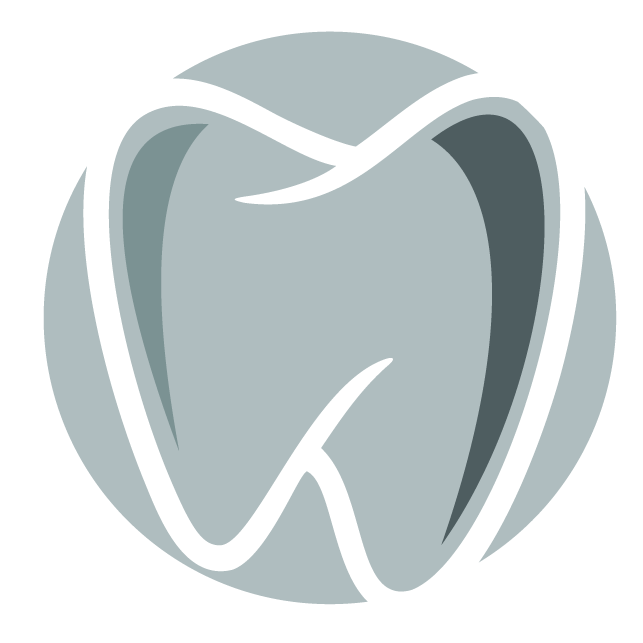 Tooth with green colors